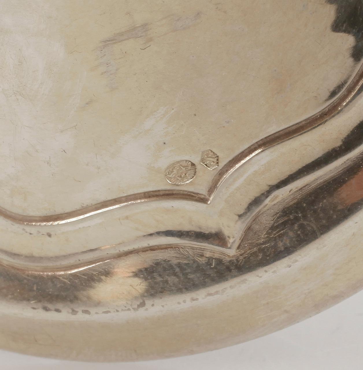 KALK, silver, svenska importstämplar, 1900-talets första hälft. Vikt ca 170 gram.