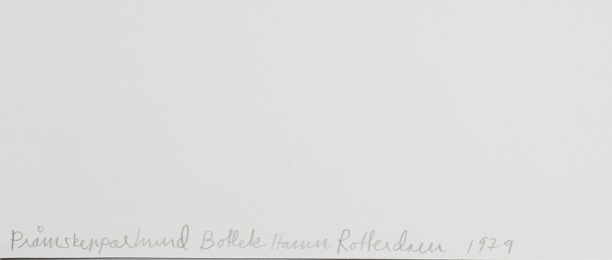 Peter de Ru, "Pråmskepparhund, Bottele hamn, Rotterdam, 1979".