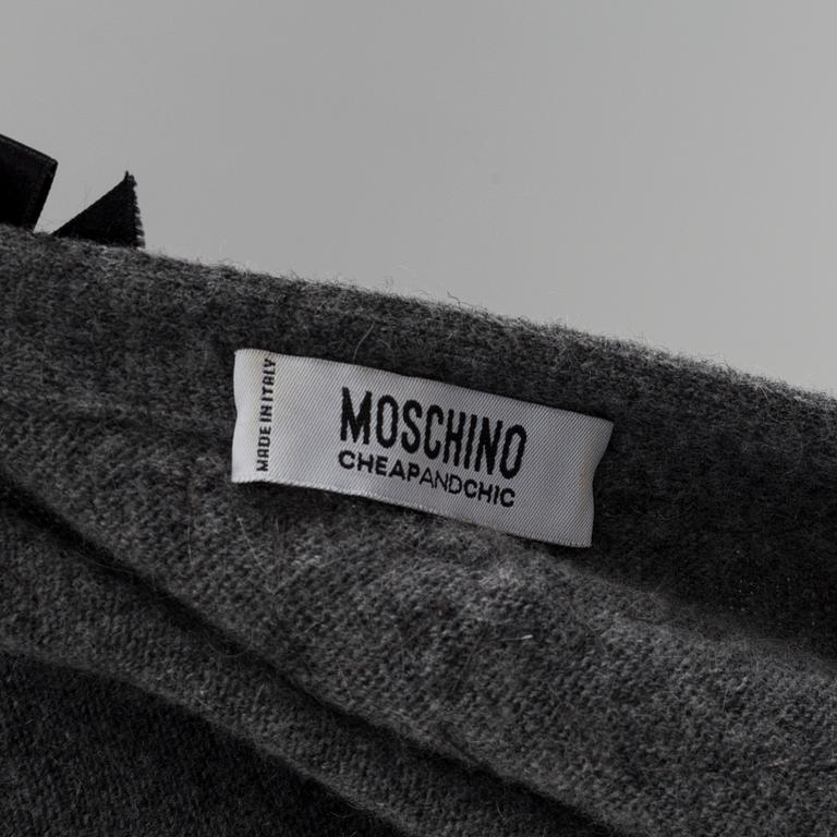 Cardigan and top by Moschino, Cheap and Chic.