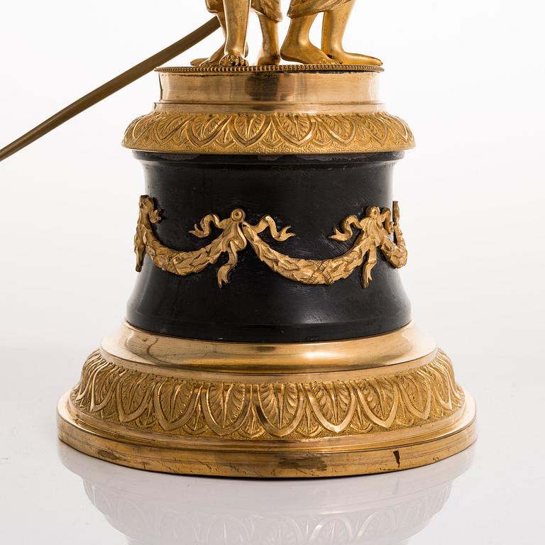 BORDSLAMPA, empire, Ryssland 1800-talets första hälft.