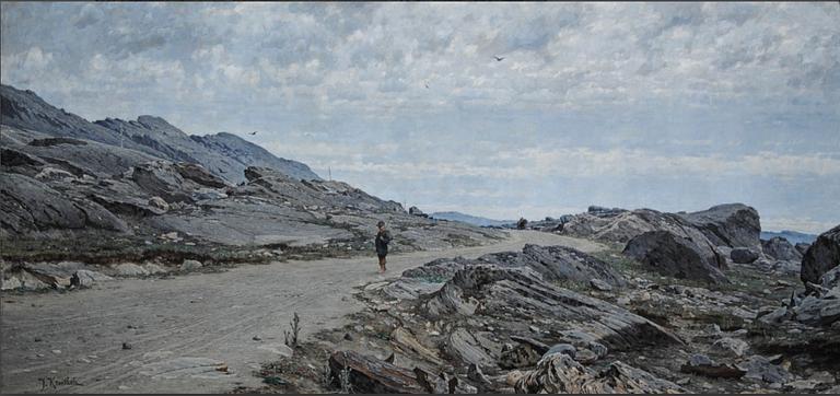 Johan Krouthén, Landscape from Bohuslän on the west coast of Sweden.