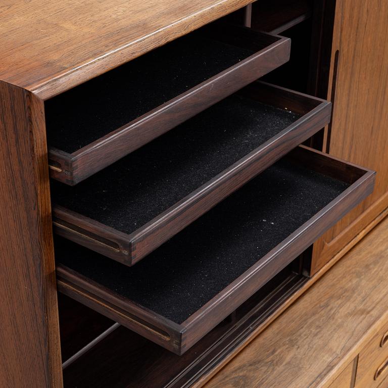 Poul Hundevad, a rosewood sideboard, Denmark, 1960-70's.