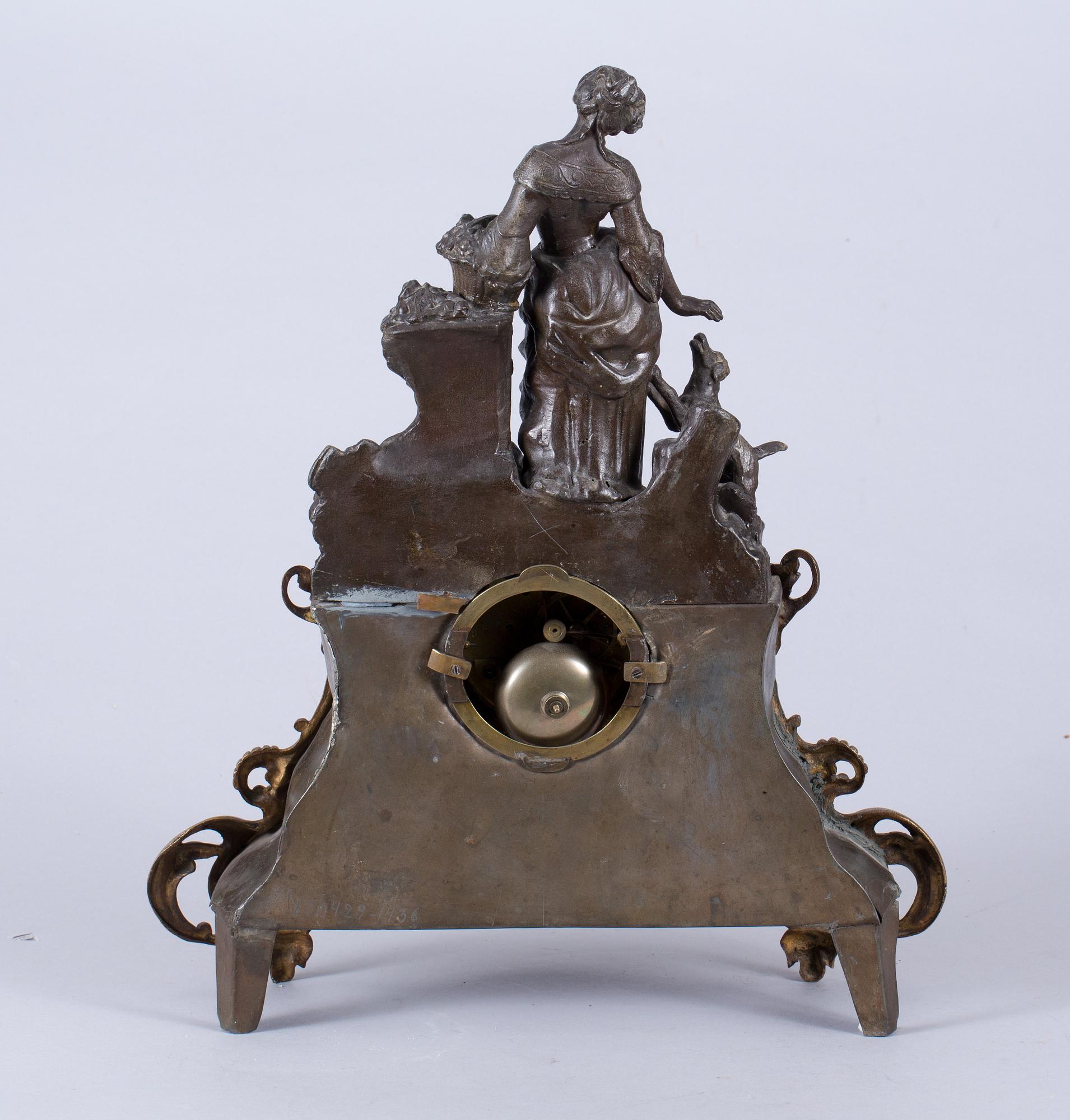 BORDSPENDYL, nyrokoko. 1800-talets andra hälft.