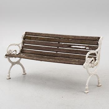 Garden sofa, Byarum, late 20th century.