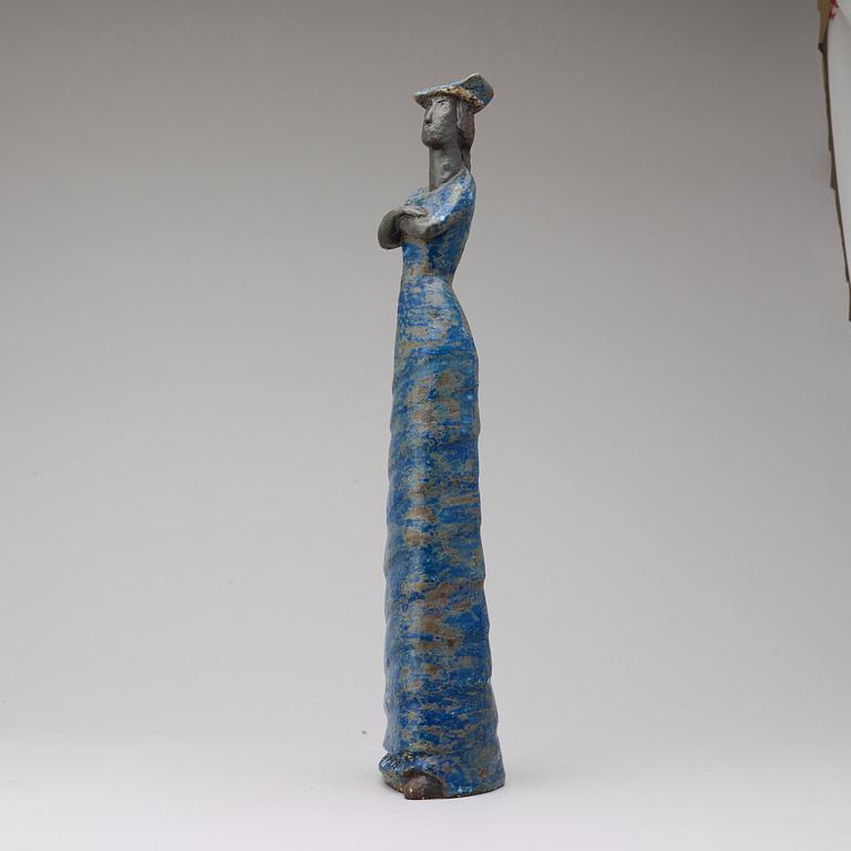 An Åke Holm stoneware sculpture, Höganäs, probably 1950's.