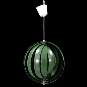 A "Moon lamp" designed by Verner Panton for Louis Poulsen.