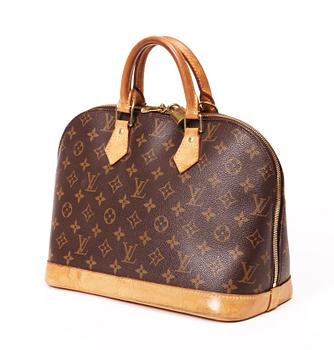 589. A 1997 monogram canvas handbag by Louis Vuitton, "Alma".
