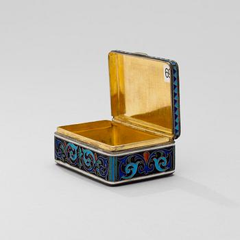 DOSA, silver och emalj, Moskva ca 1900, Gustav Klingert.