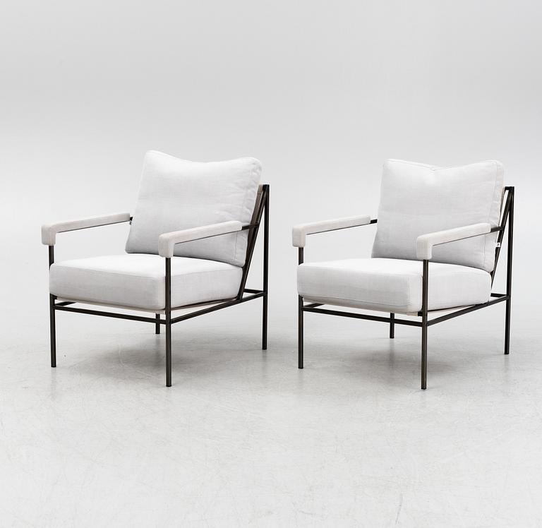 Jonas Ihreborn, a pair of 'Seventy Five' easy chairs.