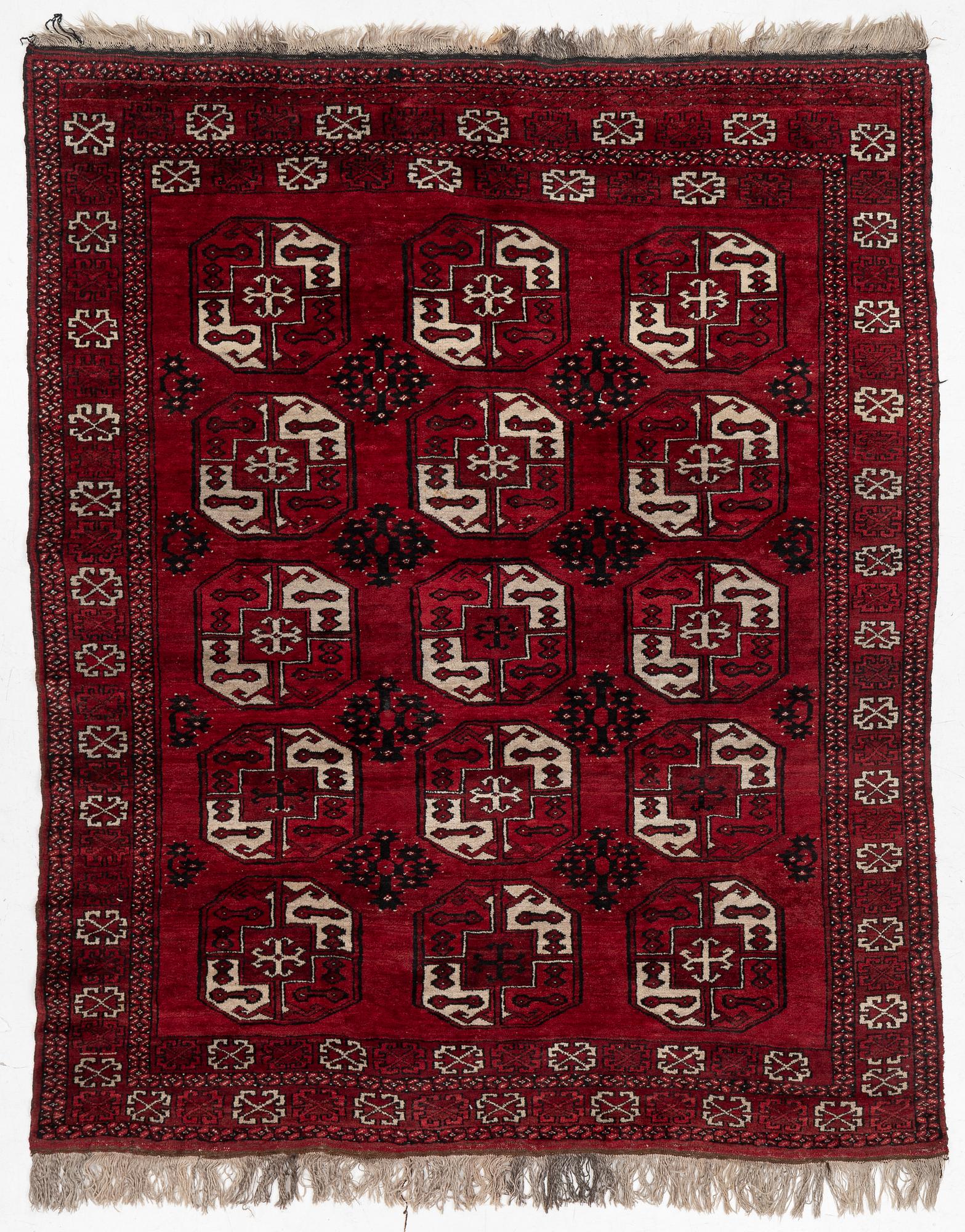 Matta, Afghan, ca 280 x 235 cm.