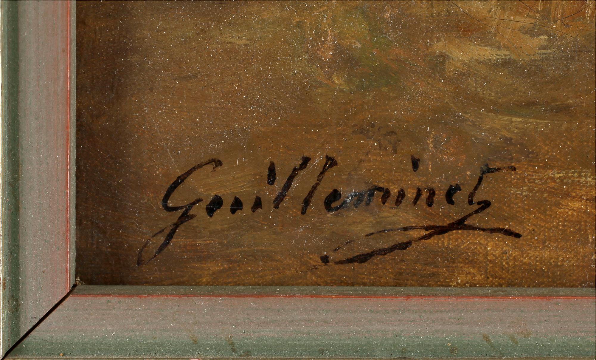 CLAUDE GUILLEMINET, olja på duk, signerad.