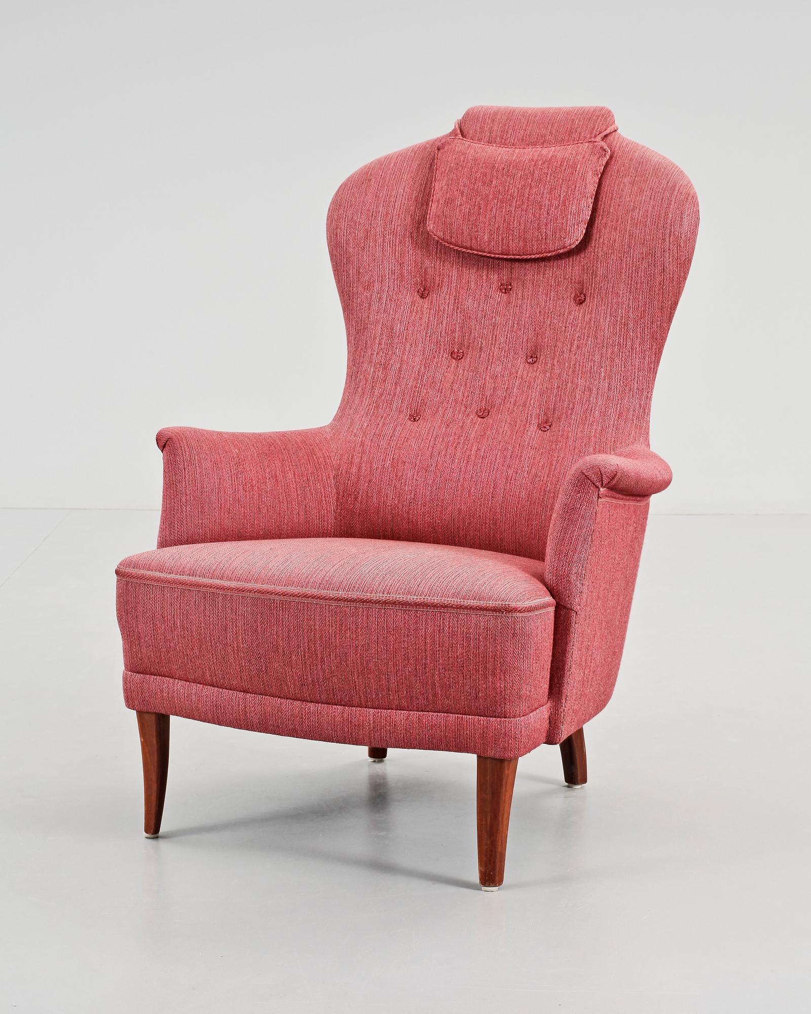 FÅTÖLJ, "Farmor", Carl Malmsten.