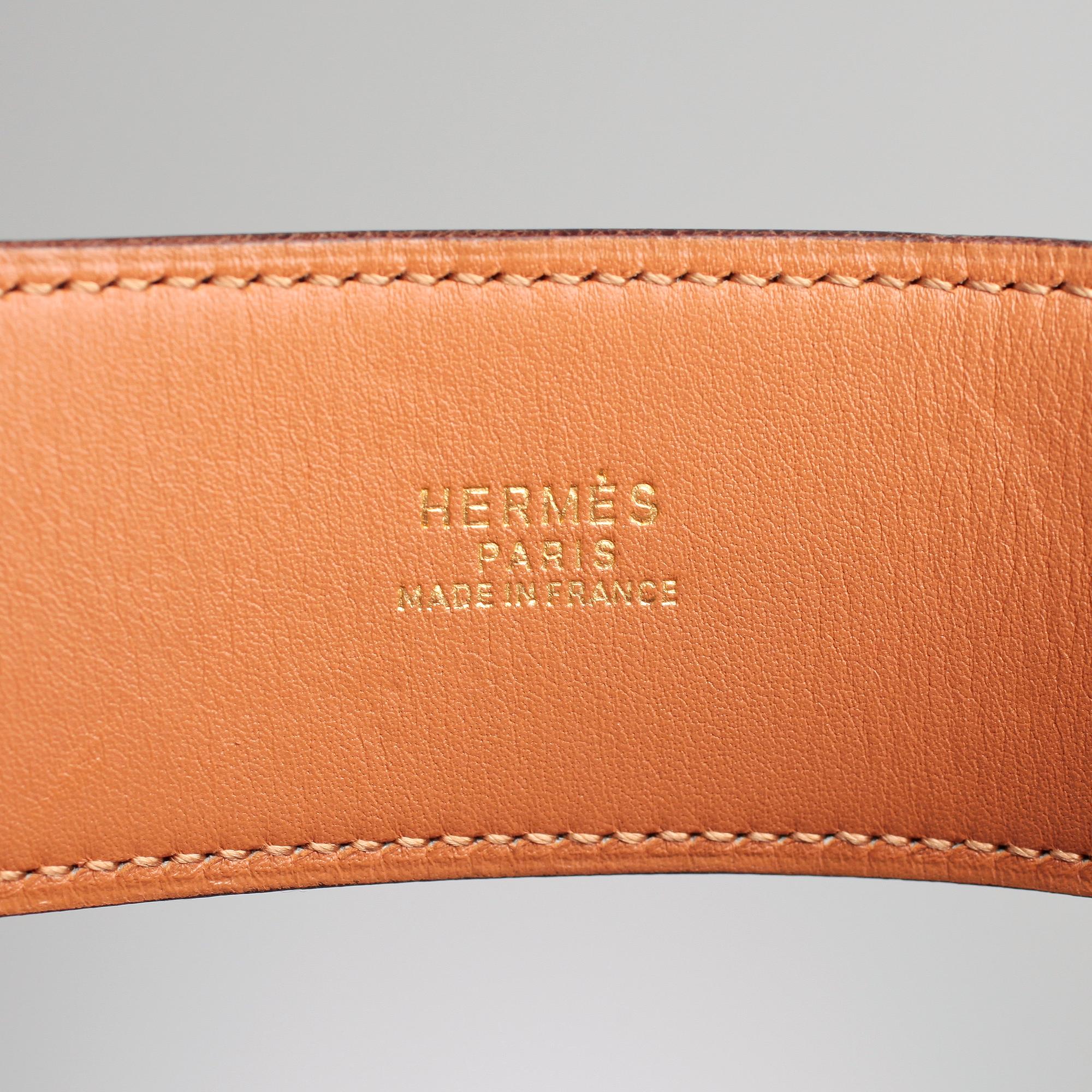 BÄLTE, "Collier de Chien", Hermès, storlek 75.