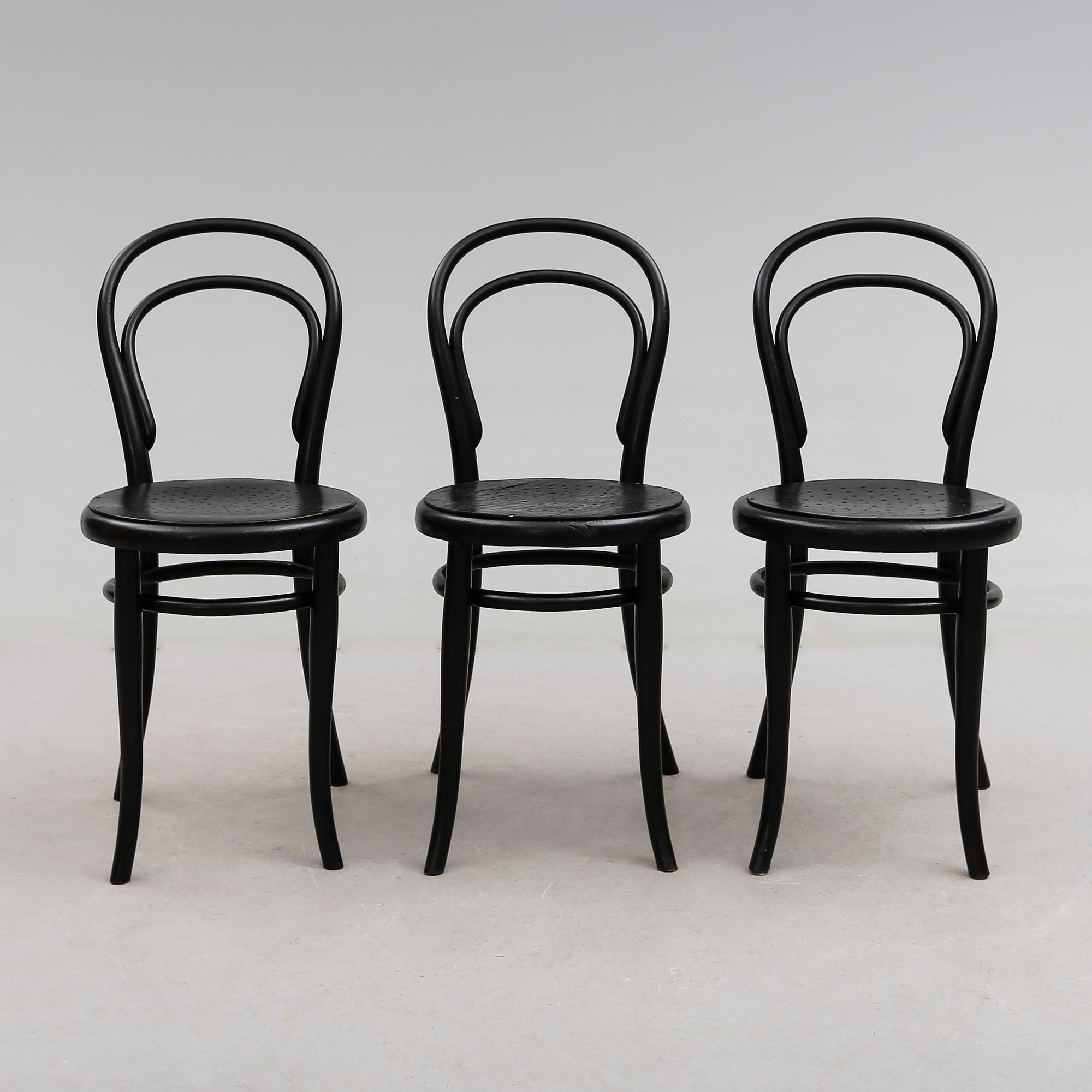 STOLAR, 3 st, Thonet, 1900-talets början.