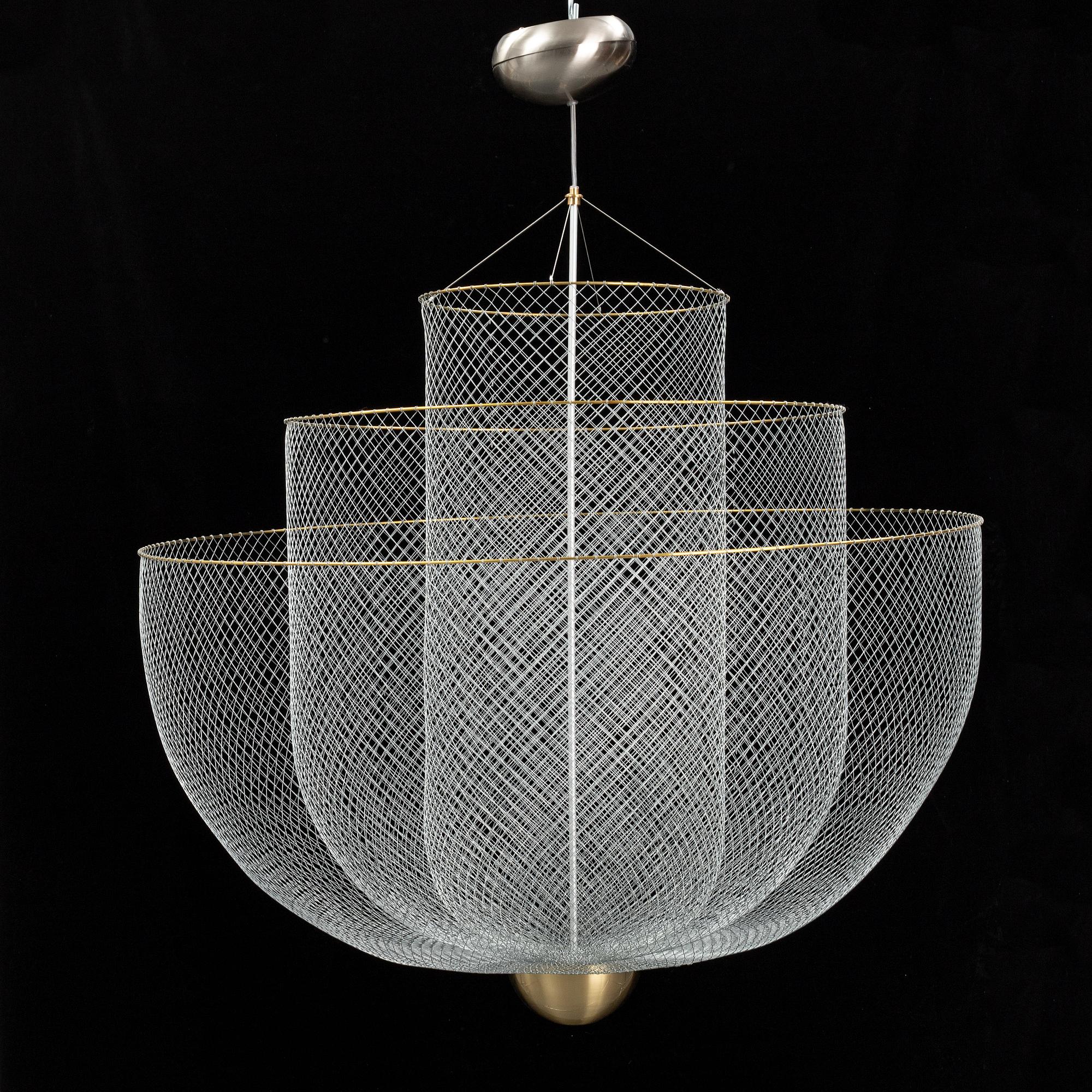 Rick Tegelaar, taklampa "Meshmatics Chandelier", Moooi.