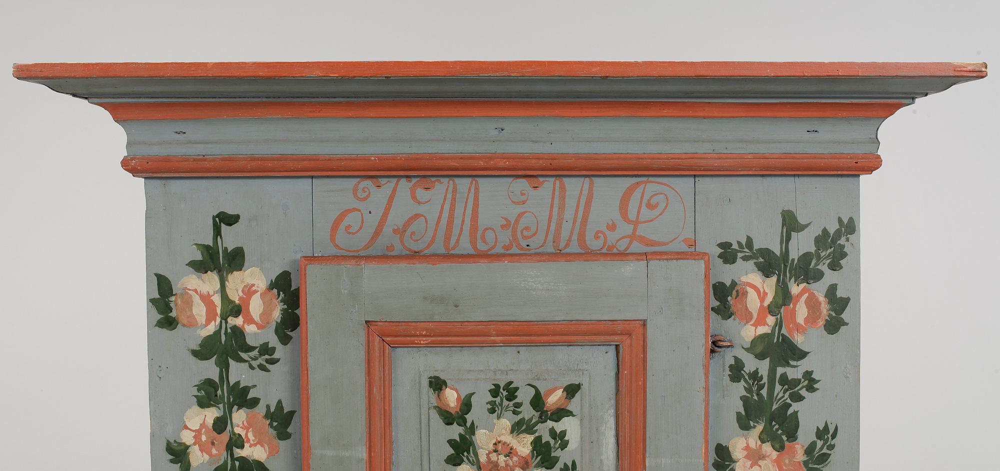 HÄNGSKÅP, Forsa/Hög, Hälsingland, 1800-tal.