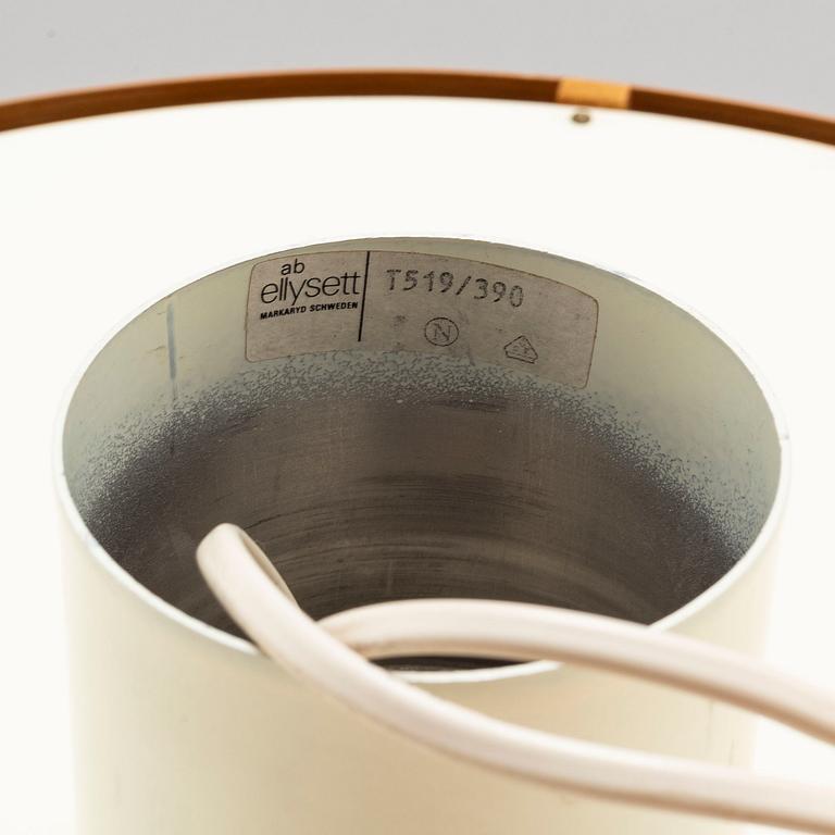 HANS-AGNE JAKOBSSON, a pinewood ceiling lamp, from AB Ellysett Markaryd, second half of the 20th century.