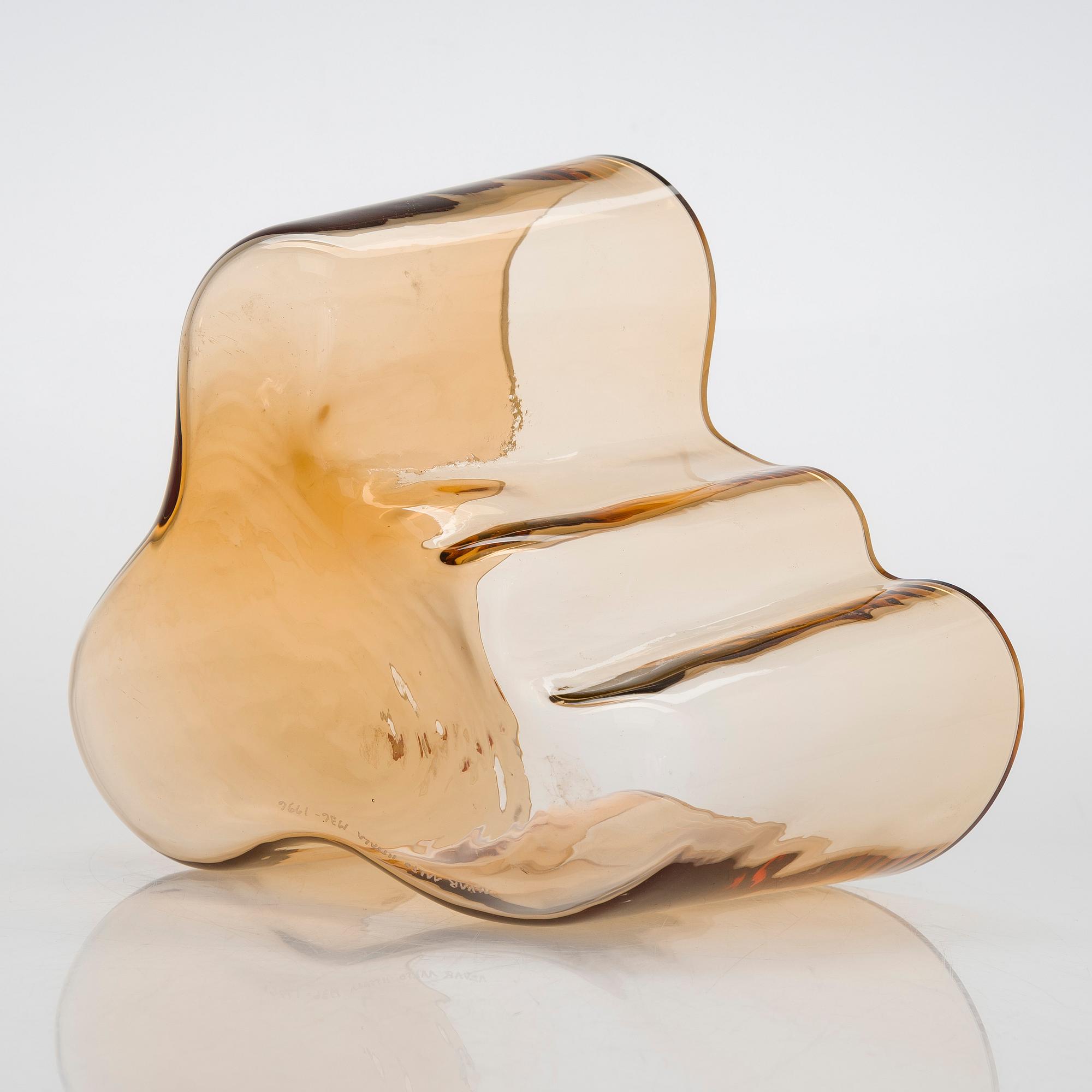 Alvar Aalto, a '3030' 60-year jubilee vase, signed Alvar Alvar Aalto, a '3030' 60-year jubilee vase, signed Alvar