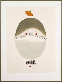 ALAIN SOUCASSE, färglitografi, signerad och numrerad 24/90.