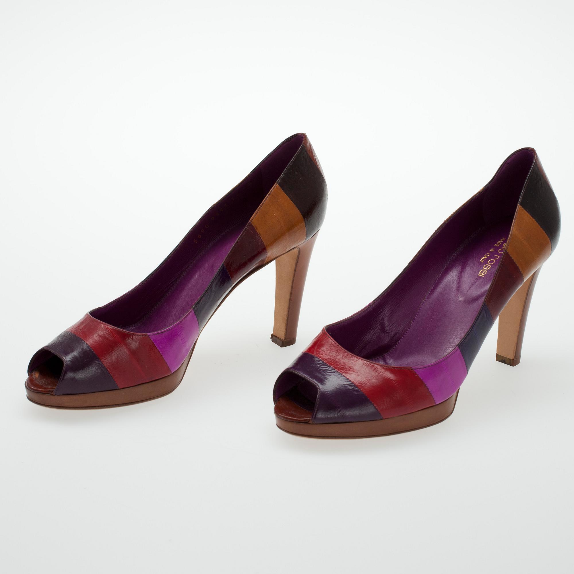 KENGÄT, peep-toe, Sergio Rossi.