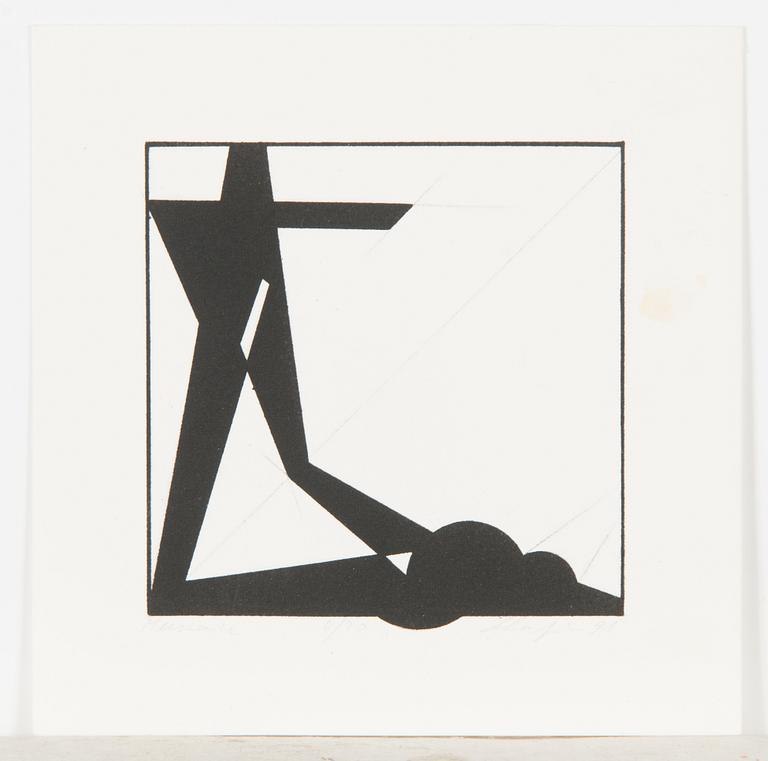 Leonhard Lapin, a set of 22 lithographies, signed and dated -86-91, numbered.