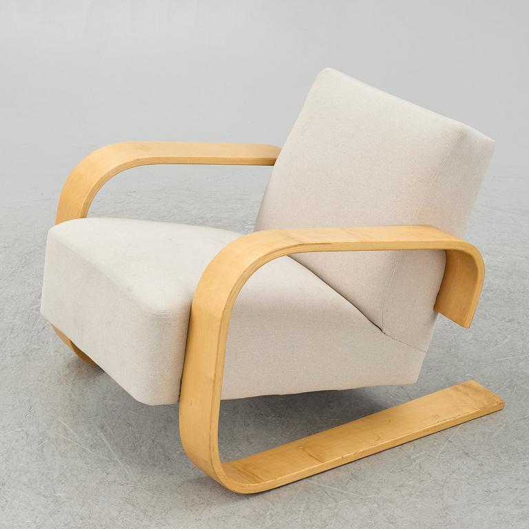 Alvar Aalto, a 'Tank' armchair model 400, Artek, Finland.
