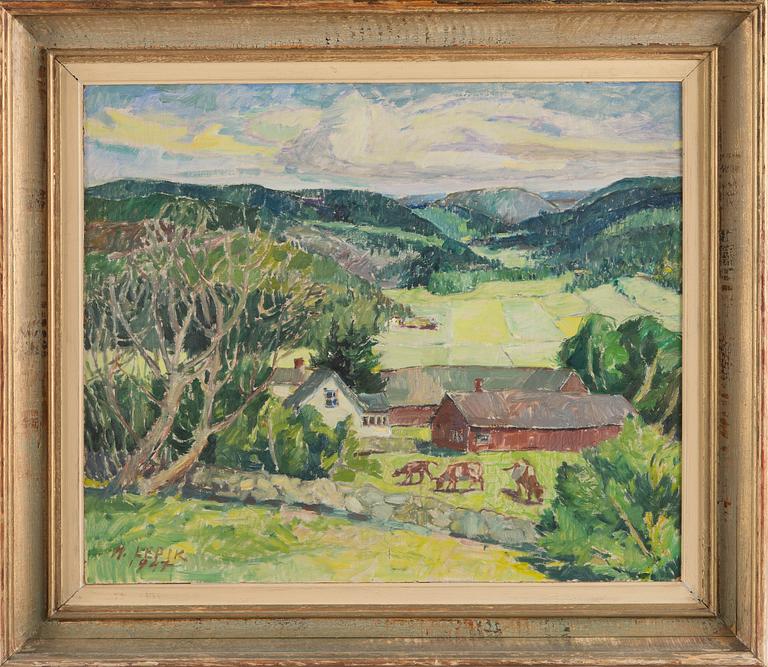 Hugo Lepik, Landscape.