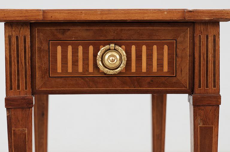 A Gustavian table by Georg Haupt (master 1770-1784), not signed.