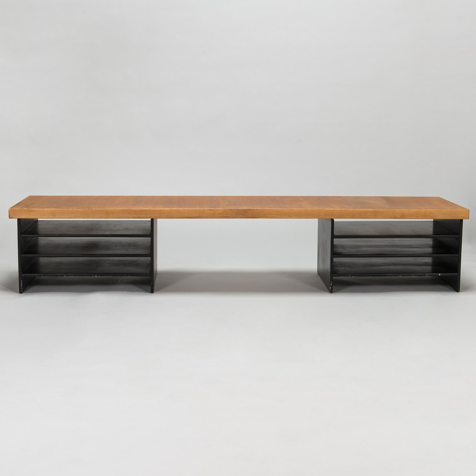 Carl Gustaf Hiort af Ornäs, A mid-20th-Century "TV-bench" for HMN Huonekalu Mikko Nupponen, Lahti, Finland.