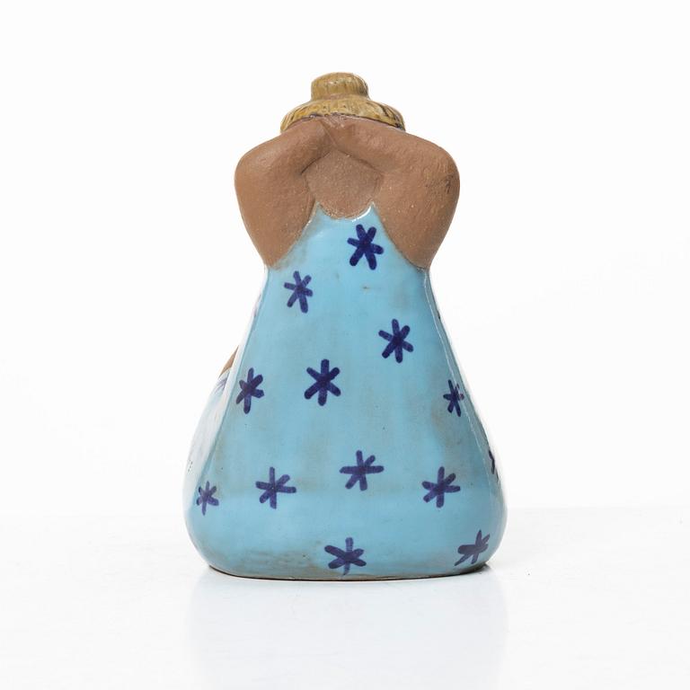 Lisa Larson, an 'Emma' stoneware figurine from the series 'ABC-flickorna', Gustavsberg, Sweden.