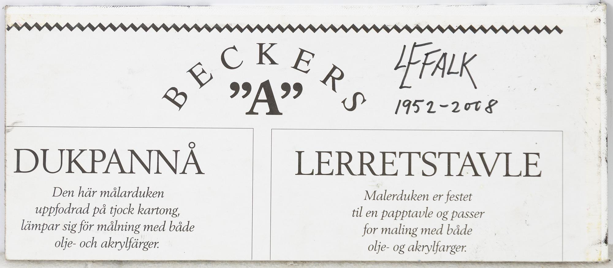 Lars Erik Falk, Svartvit komposition.