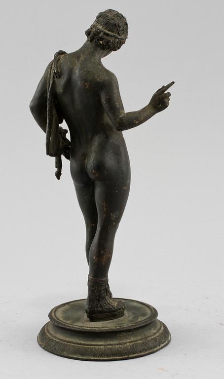 SKULPTUR, patinerad metall, 1800-talets andra hälft.