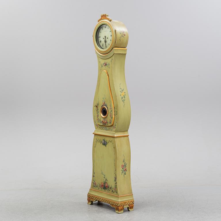 A Swedish longcase clock, first half of the 19th century.