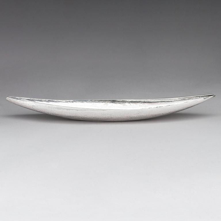 Tapio Wirkkala, silver bowl model TW9, marked TW, Kultakeskus, Hämeenlinna 1968.