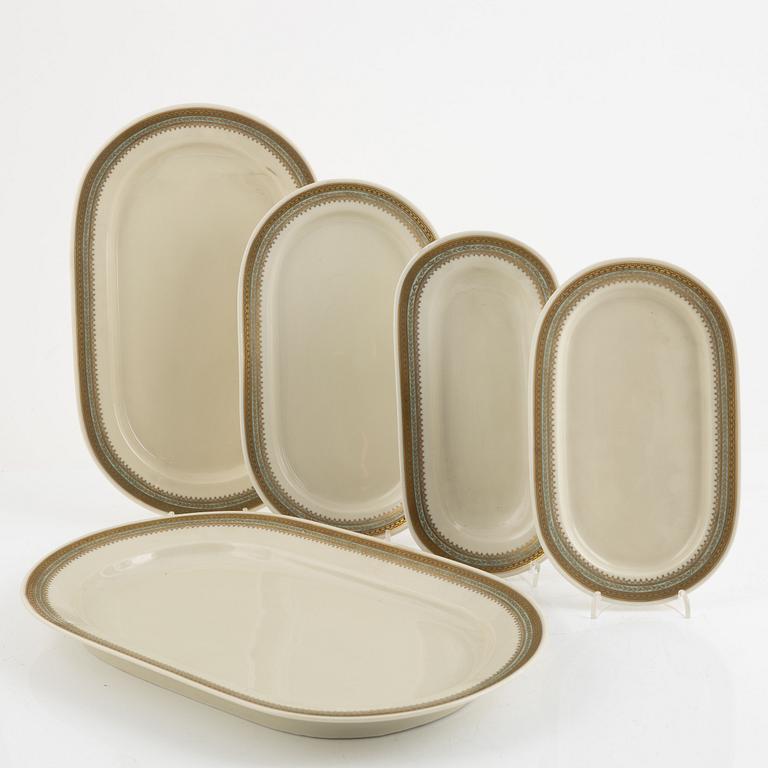 A 69-piece porcelain dinner service, Johann Haviland, Bavaria.
