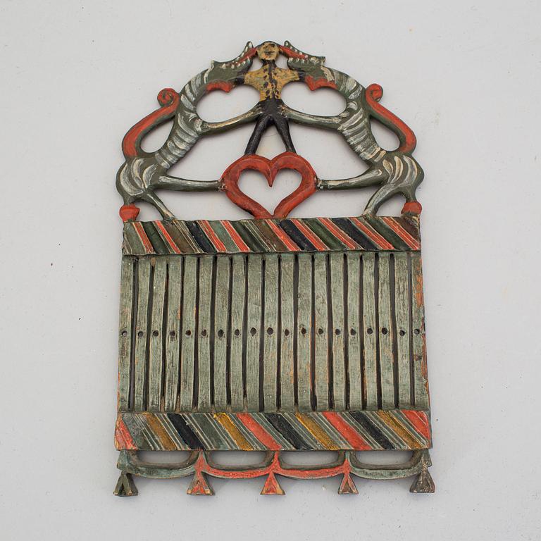 A traditional folk art weaving object Forsa Hälsingland 19th century.