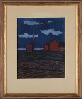 Harry Booström · HARRY BOOSTRÖM, pastell, signerad.