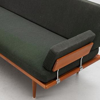 Peter Hvidt & Orla Mølgaard  Nielsen, a "Minerva" group with two sofas and a table, France & Son, Denmark, 1960's.