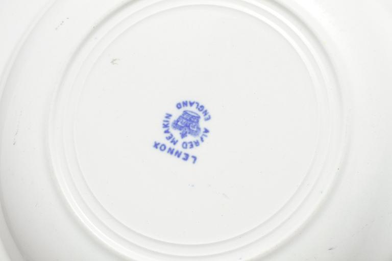 SERVISDELAR, 48 st, flintgods, "Lennox", Alfred Meakin, England, 1900-talets början.