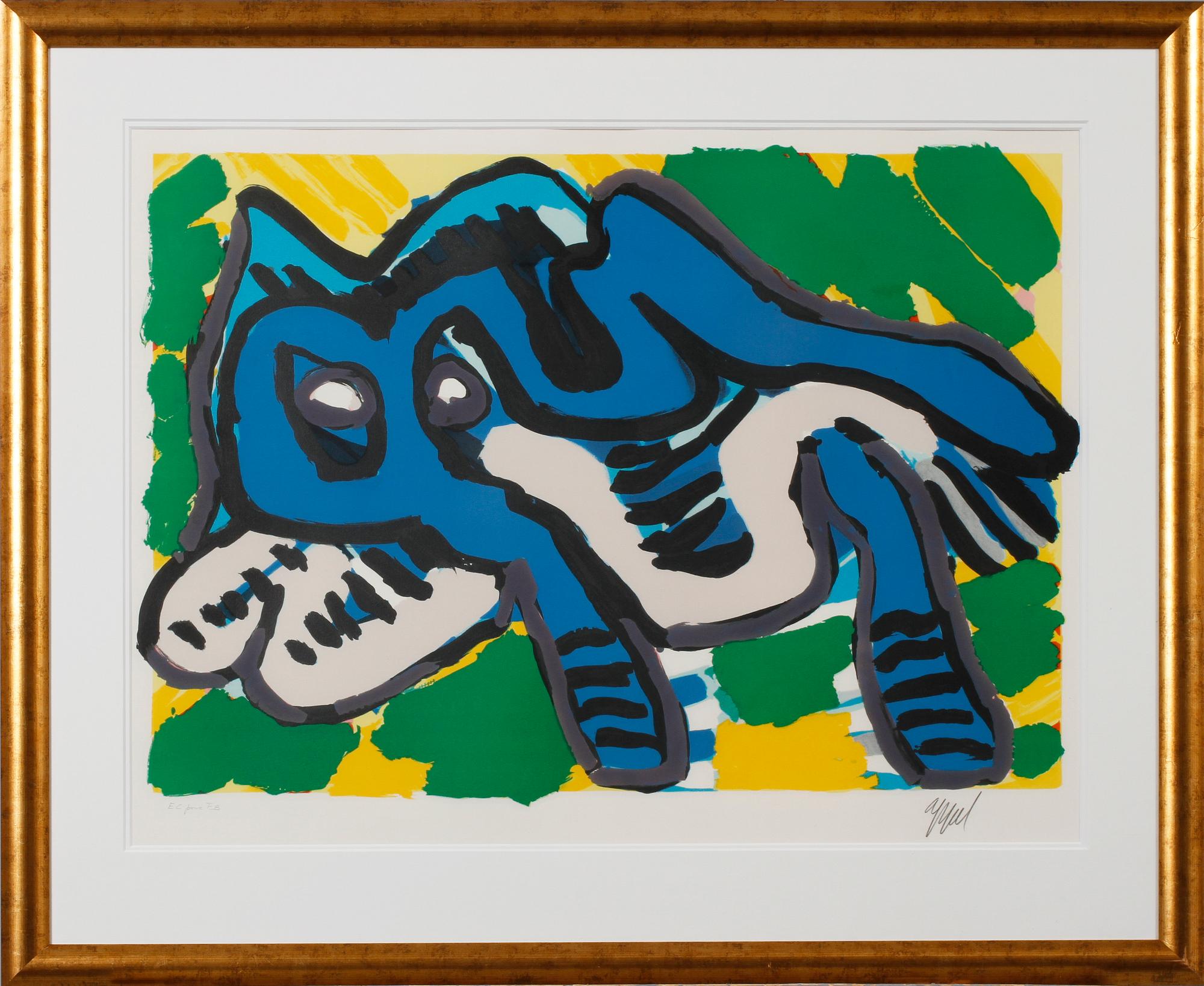 KAREL APPEL, färglitografi, signerad och numrerad EC.