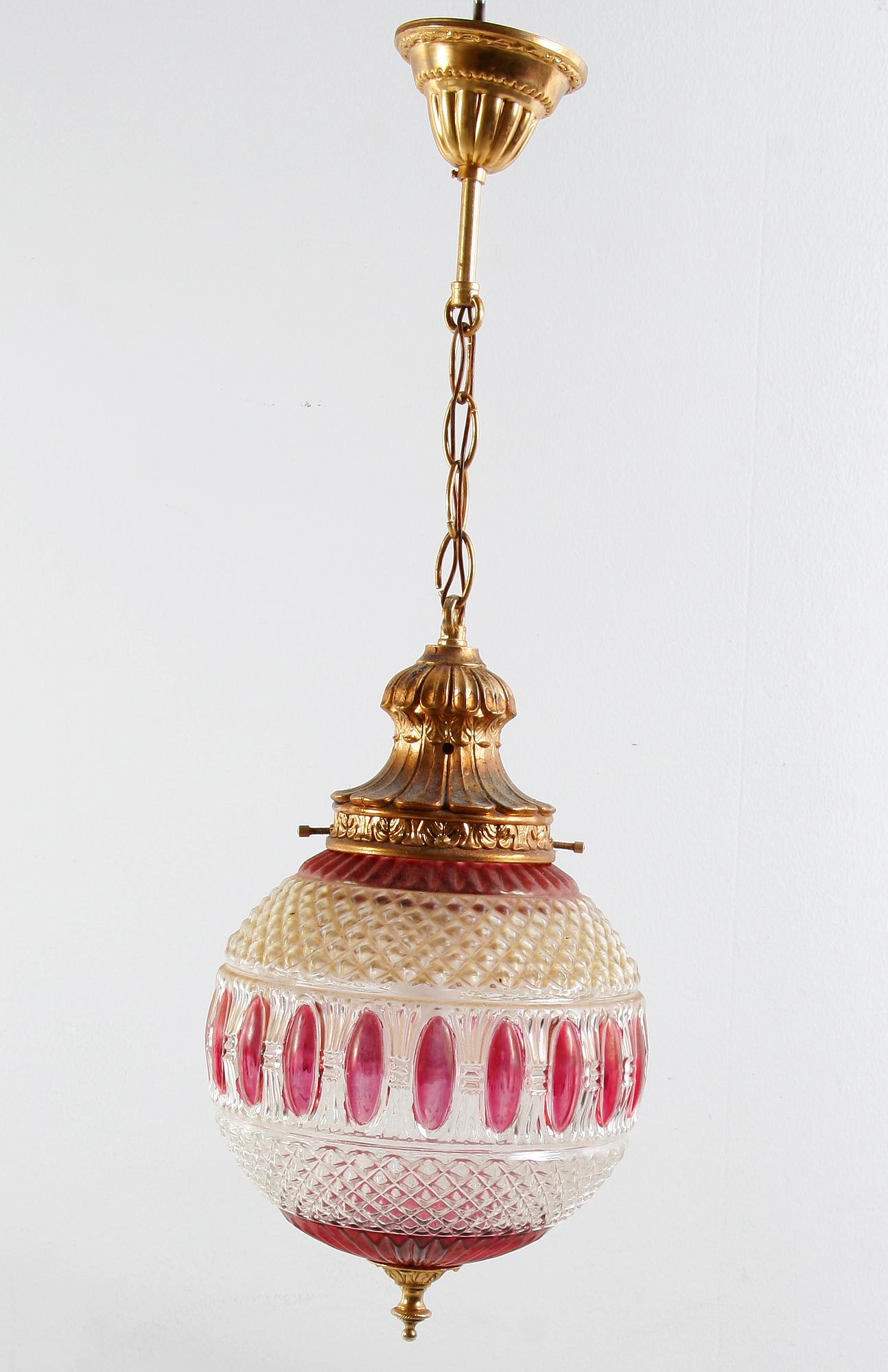 MÅNSKENSLAMPA, 1950-tal. H 40.