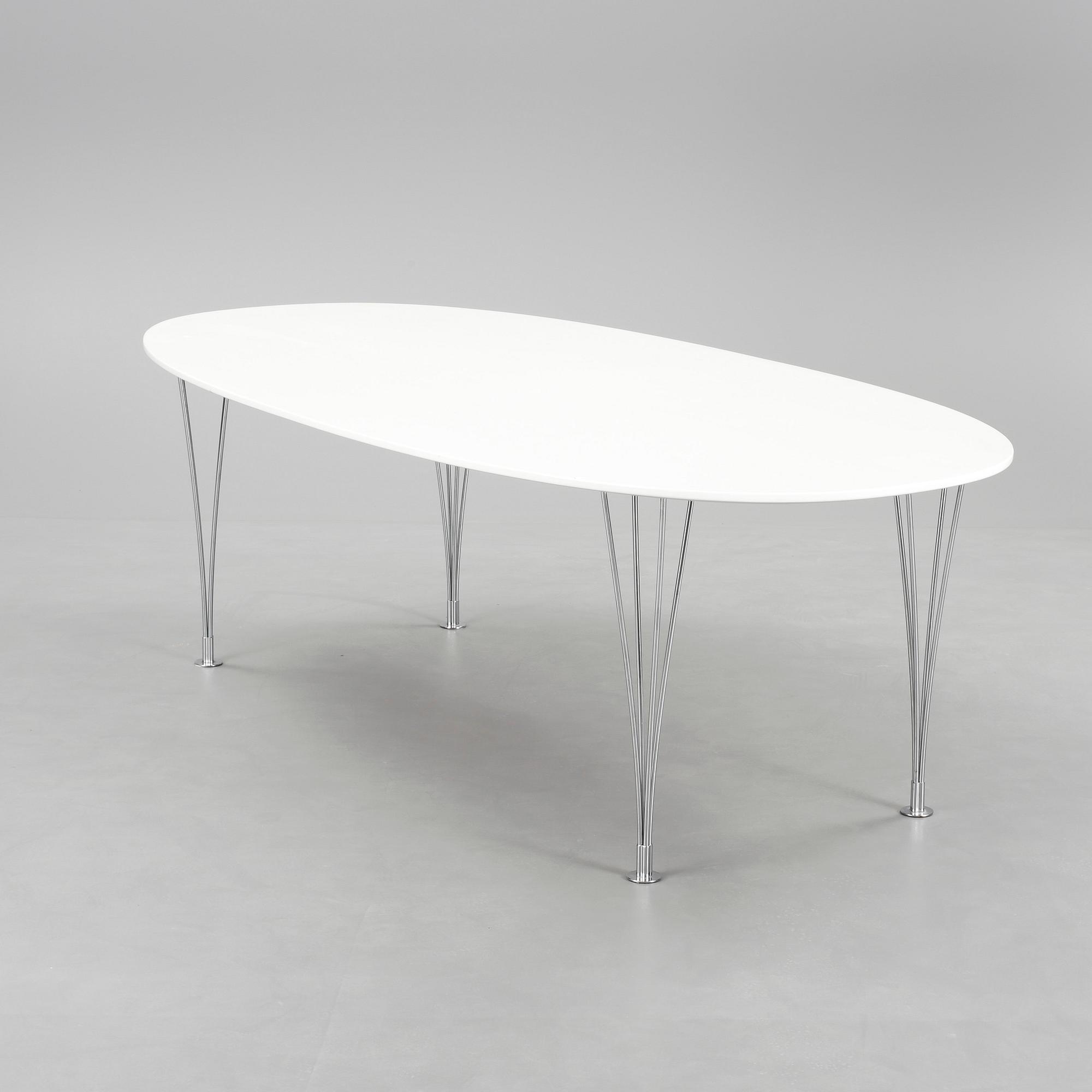 MATBORD, "Superellips", Bruno Mathsson och Piet Hein, formgiven 1964.