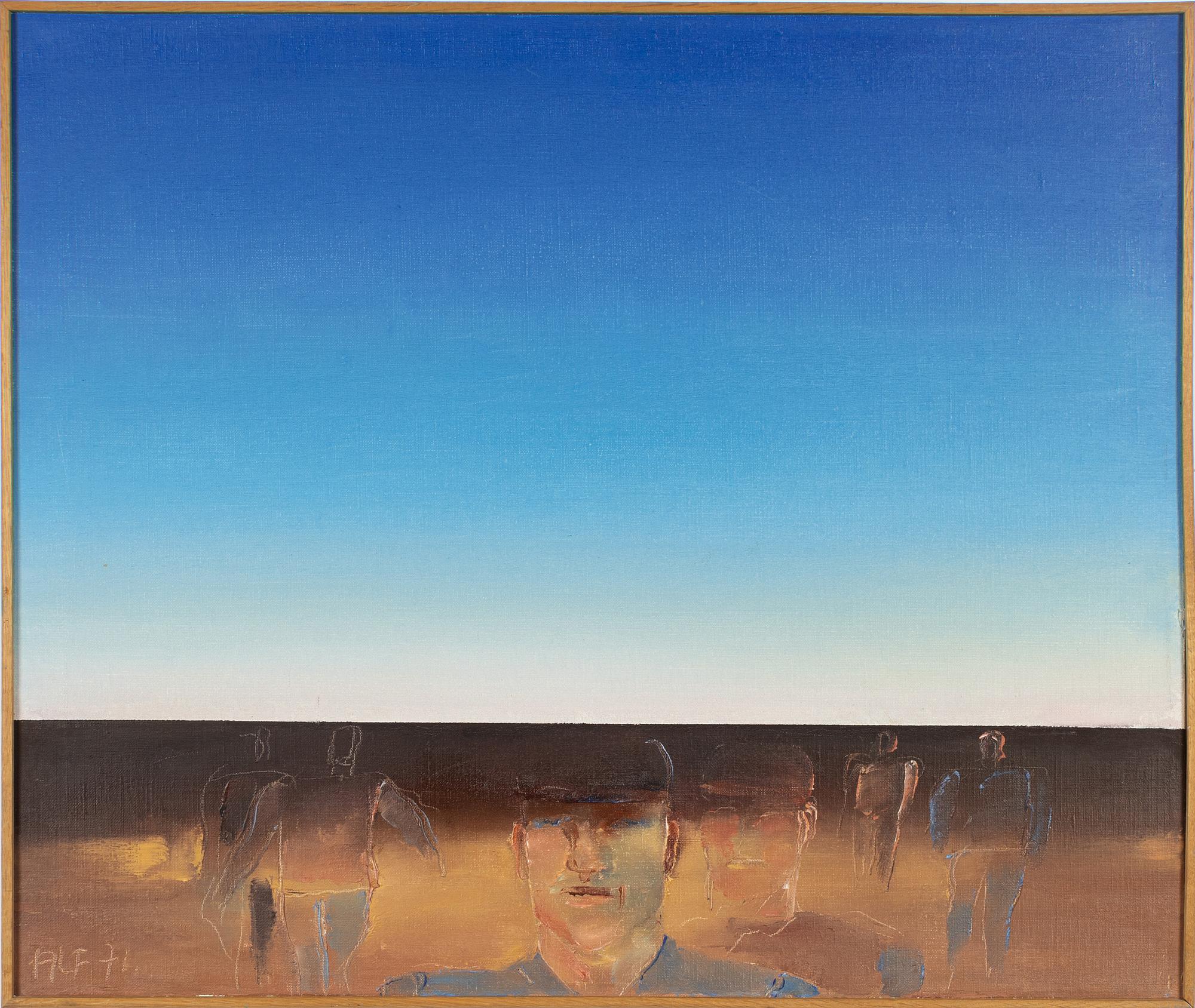 Alf Olsson, oil on canvas, signed and dated -71.