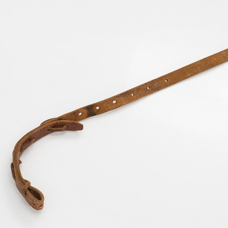 Alexander Calder, belt buckle with leather strap 1938.