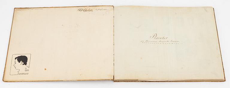 Bergwerks-lexicon 1788-9 med atlasdelen, sonsonens exemplar.