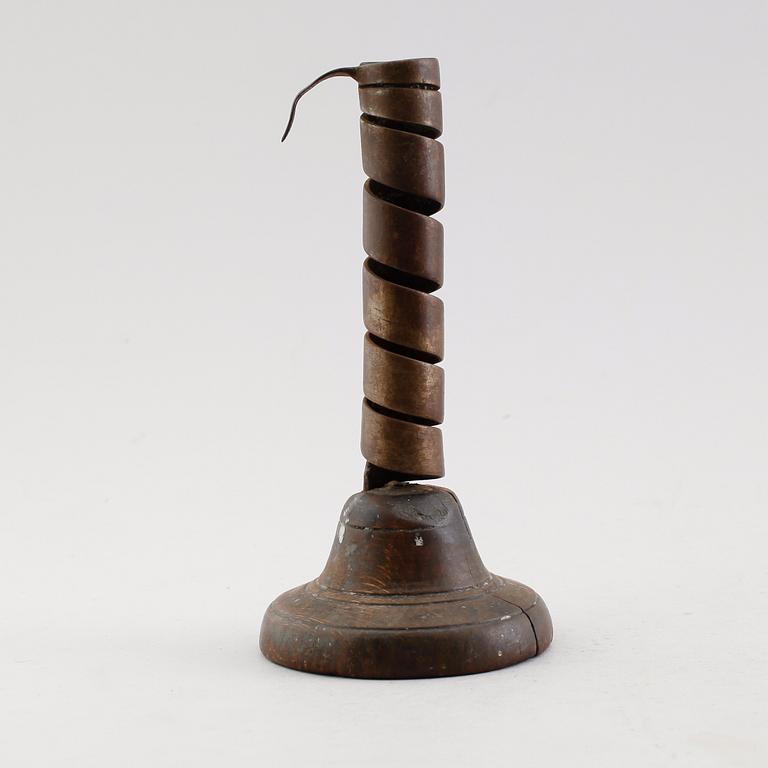 LJUSSTAKE, smide, 1700-tal.