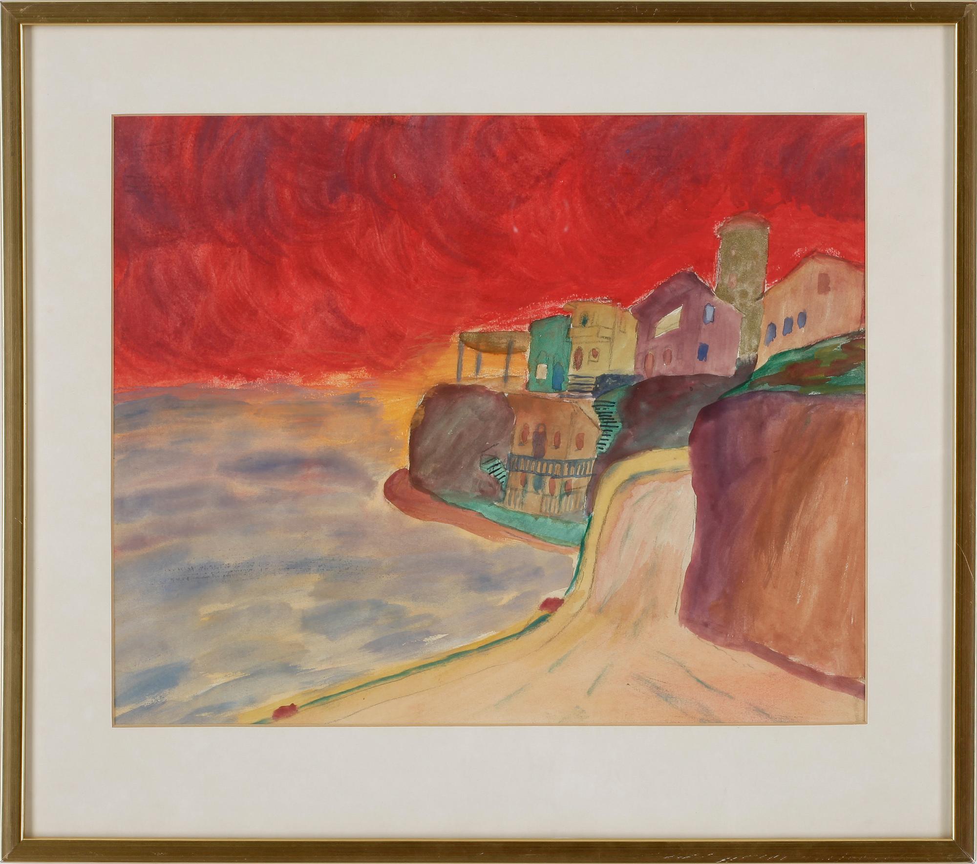 PRIMUS MORTIMER PETTERSSON, akvarell, osign.