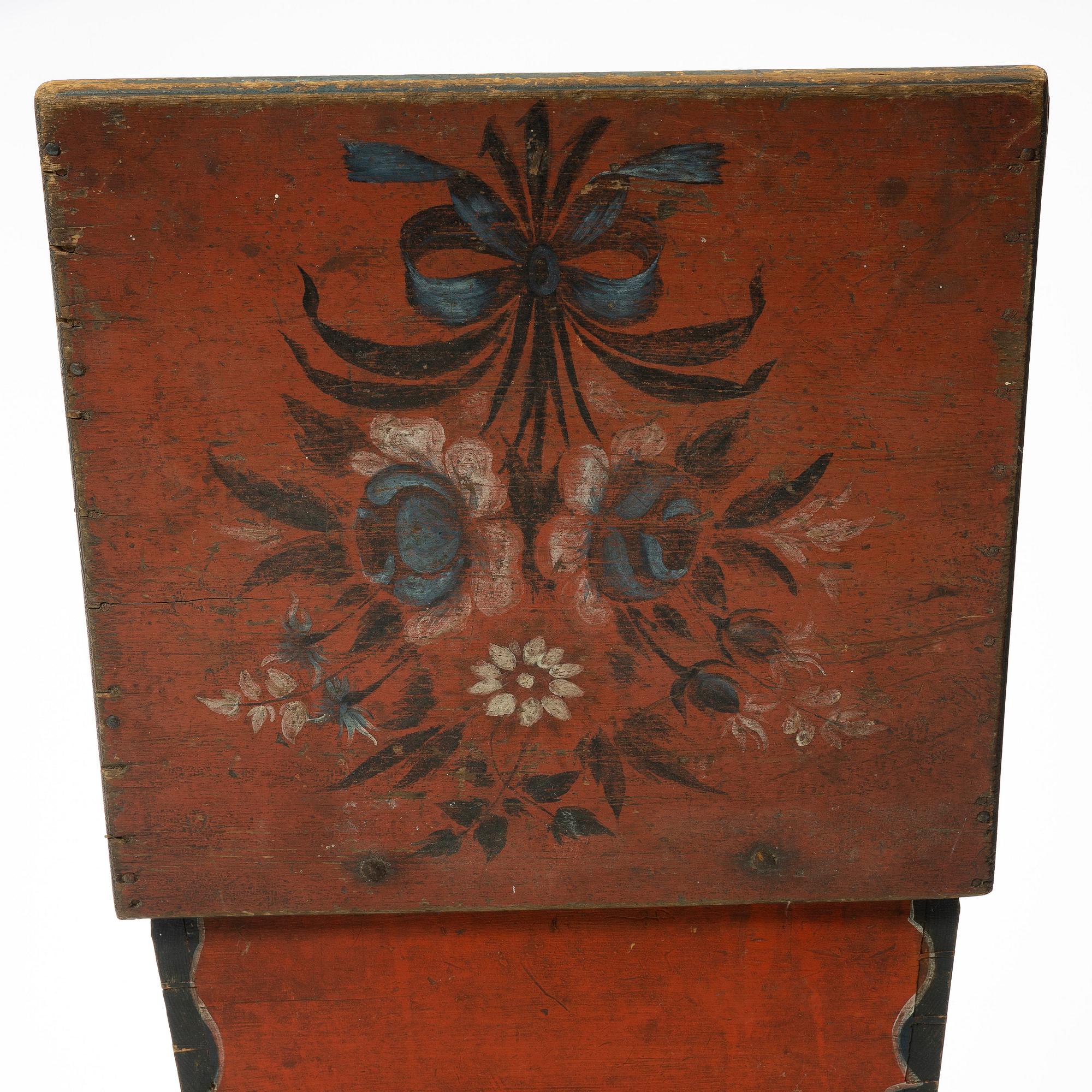 Box. Folk art, Jämtland, 18th/19th century.