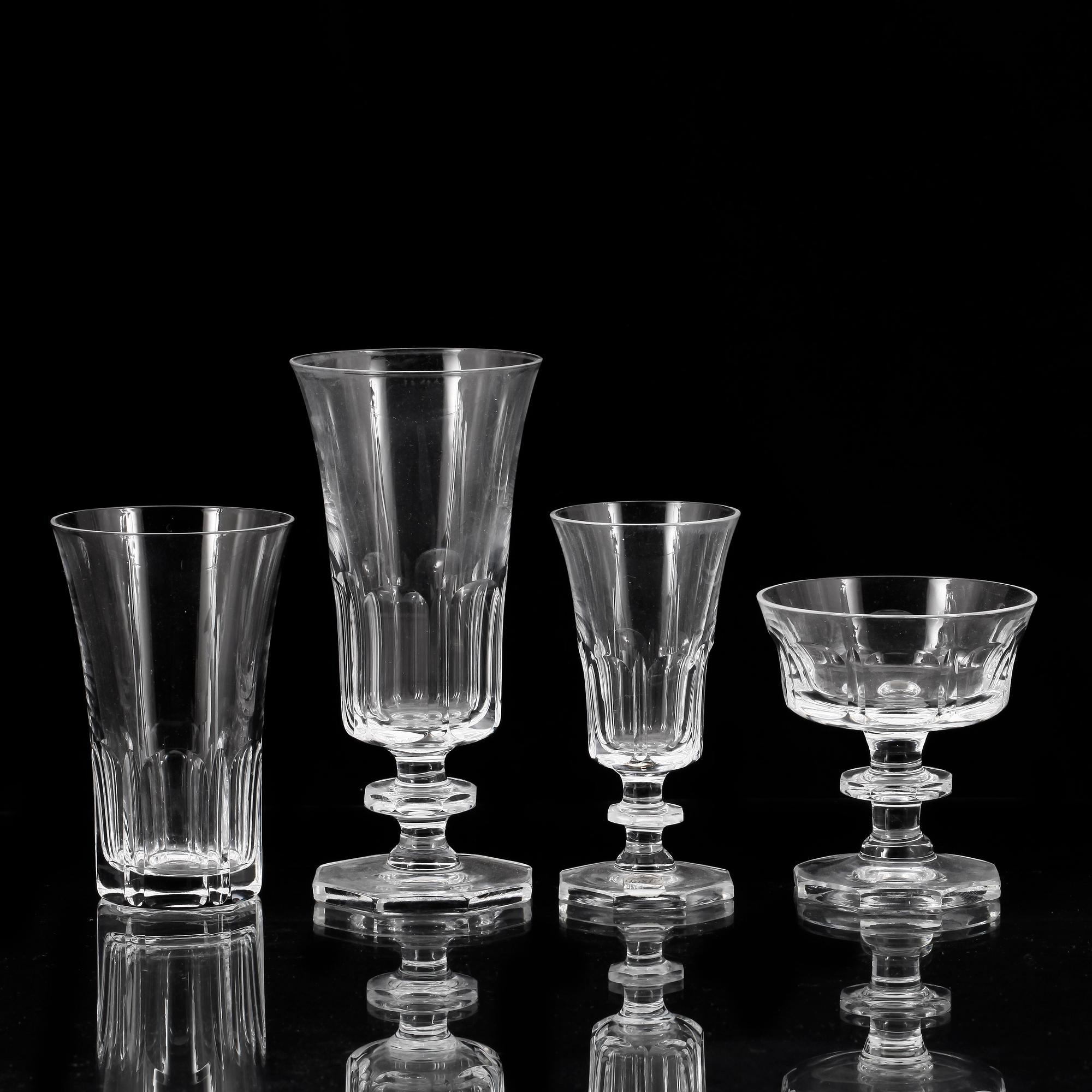 GLASSERVIS, 38 delar, "Hamra", Elis Bergh, Kosta.