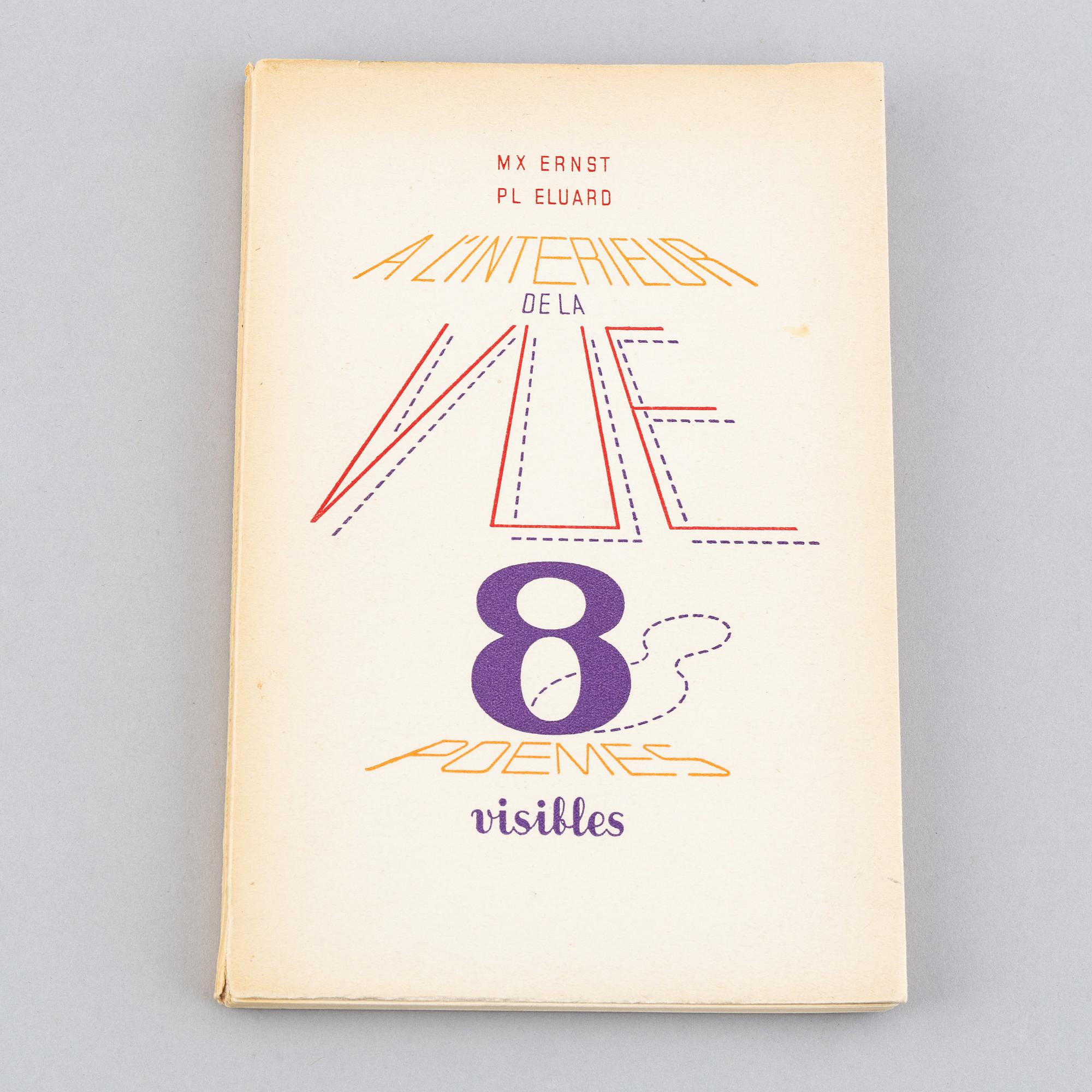 BOOK, Ernst, Max - Eluard, Paul - A l'interieur de la vue. 8 poemes visibles.
